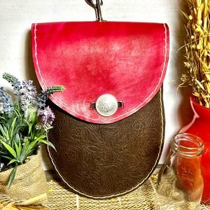 Leather Saddle Bag